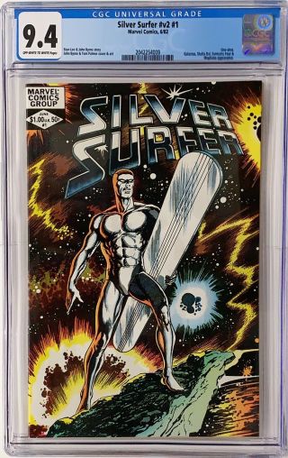 Silver Surfer 1 (1982 Marvel) 9.  4 Cgc John Byrn Art & Cover