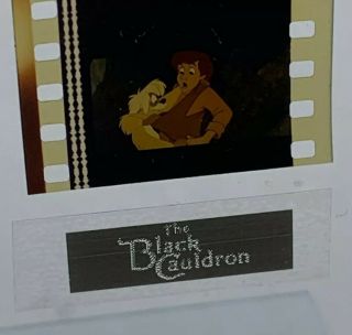 Disney Animation Authentic 1985 5 - Cell Strip The Black Cauldron Taran & Gurgi