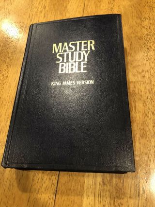 Master Study Bible Kjv Hardback Encyclopedia Concordance Words Of Christ In Red