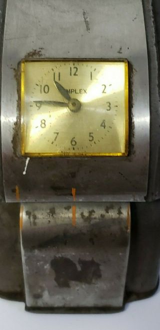 Vintage Simplex Time Clock Time Recorder Model HA2GD 3