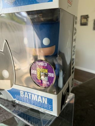 Batman Funko Pop Heroes SDCC 2010 480 Edition Size - Very Rare 2