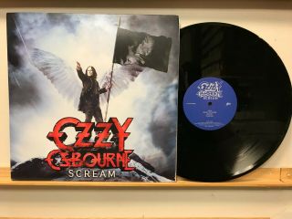 Ozzy Osbourne Scream 2 Lp Set 2010 Black Sabbath Mega - Rare 1/1500 Oop Ex