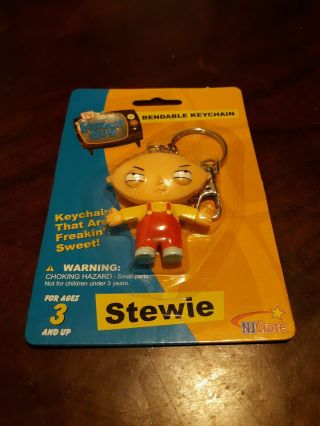 Stewie Family Guy Bendable Keychain