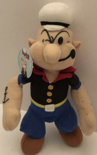 Popeye The Sailor Man 1992 Vintage King Features Syndicate 13” Plush Toy