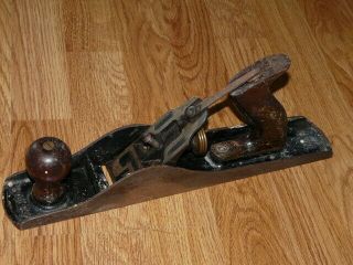 Vintage Stanley Bailey 5 Corrugated Wood Plane - Made In Canada - 14