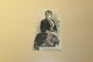Antique Victorian Trade Card - Warner Bros Coraline Corsets - Litchfield Ill