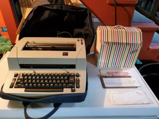 Vintage Ibm Correcting Selectric Iii 3 Electric Typewriter Supply Kit And Case