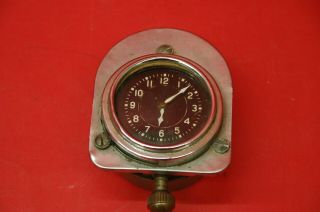 Vintage Phinney Walker Co.  Wind Up Car Clock,  Running Packard Cord 1920s