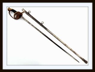 Antique American US Field and Staff Officer ' s Sword of Civil War Style 3
