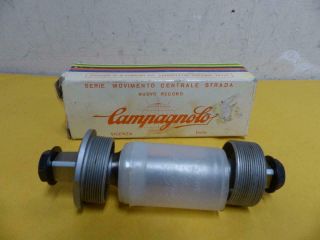 Vintage Campagnolo Nuovo Record Bottom Bracket 1.  370 X 24 Tpi Spindle 68