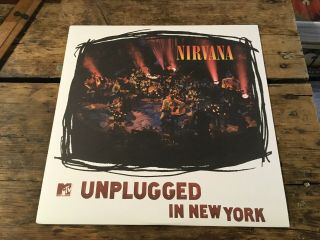 Nirvana Unplugged In York Red Vinyl Lp Rti Pressing Org Music Colored Nm