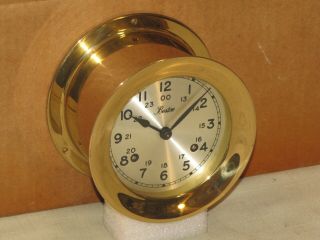 Chelsea Ships Bell Clock Boston Model 4 1/2 " Dial 1977 Restored