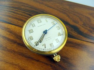 Vintage Tiffany 8 Days Travel Alarm Clock -