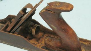 Antique Wood Hand Plane Made by Bed Rock Company Number 605 3