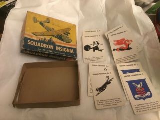 Felix The Cat Cards In Squadron Insignia Card Game Wwii Navy