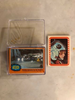 1977 Topps Star Wars Orange 5th Series Complete 66 - Card 11 - Sticker Set