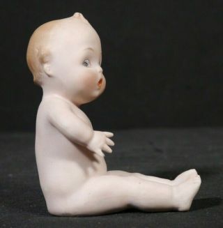 Antique German Heubach Porcelain Bisque Piano Baby NUDE Naughty Boy 3 3