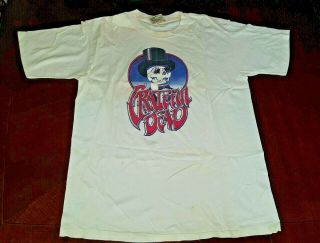 Vintage Grateful Dead 1990 T - Shirt L Liquid Blue