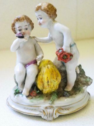 Royal Vienna Austria - Beehive/shield Mark Porcelain Small Figurine - C.  1880 - 90