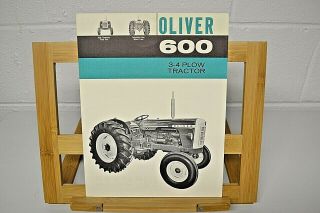 1963 Oliver 600 Tractor Sales Brochure