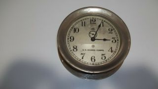 Ww2 Era Chelsea 6 Inch Dial Military Clock – U.  S.  M.  C.  Clock