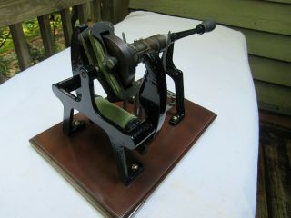 Vintage Antique Electric Bi - Polar Hand Cranked Generator