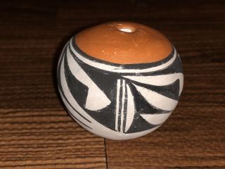 1960’s Acoma Pueblo Pottery Seed Pot Signed Andrea Corpuz Native American