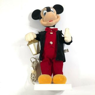 Rare Vtg 1996 Christmas Disney Mickey Mouse 23 " Animated Animatronic Doll Figure