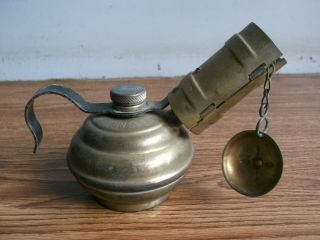 Rare Vintage " Primus " Brand Brass Kerosene Lamp Of 40 