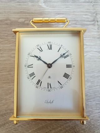 Vintage Imhof Swiss 8 Day Alarm Clock (-)