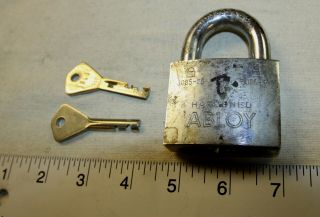Abloy 3085 Padlock W/ 2 Keys - High Security - Made In Finland