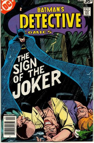 Detective Comics No.  476 Mar - Apr 1978 Nm - 9.  2 Dc