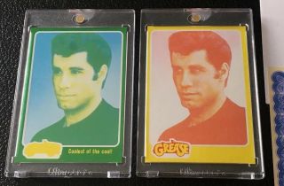 Grease 1978 Topps Vault Color Separation Proof Card Set John Travolta 123 Movie
