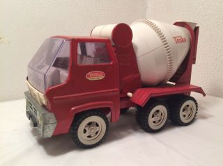 VINTAGE TONKA FULL SIZE CEMENT MIXER TRUCK.  Pressed Steel.  Great Toy 2