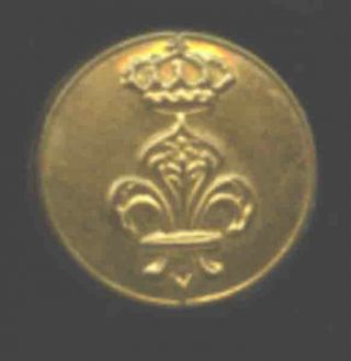 Napoleonic 1814 - 1815 Royal Guard Button Ex Grand Imperial