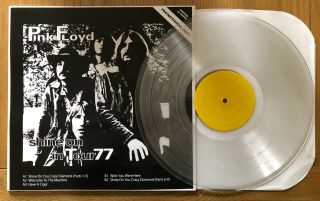Pink Floyd Shine On In Tour 77 Clear Vinyl Record Lp