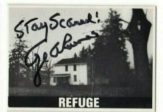 1987 Rosem Night Of The Living Dead George Romero Convention Signed Base Card 8