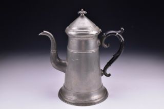 Putman American Pewter Lighthouse Form Teapot 19th Century 3