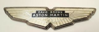 Vintage Aston Martin David Brown Car Badge - Enamel