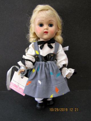 Vintage Blonde Vogue Ginny Walker Doll in Medford Tagged Dress and Panties 2
