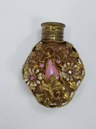 R Rare Collectible European Perfume Bottle 1920 - 1930