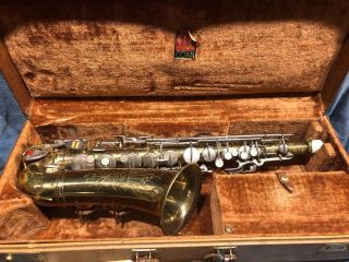 Vintage Conn U.  S.  A.  Shooting Stars Alto Saxophone