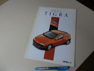 Opel Tigra Japanese Brochure 1995/11 E - Xj140 X14 Red Memo