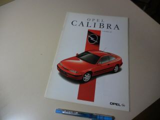 Opel Calibra 16v Japanese Brochure 1995/09 E - Xe200 X20 Red Memo