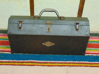 Vintage Sk Tools The Sherman Klove Co.  Tool Box With Tray Made In Chicago Usa