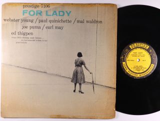 Webster Young - For Lady Lp - Prestige - Prlp 7106 Mono Dg Rvg 446 W 50th