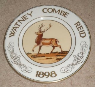 Watney Combe Reid Limited Edition Royal Worcester Bone China Commemorative Plate