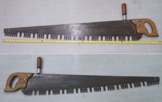 Craftsman 42 " Perforated Lance 1&1/2 - Man Crosscut Saw Logging Lumberjack