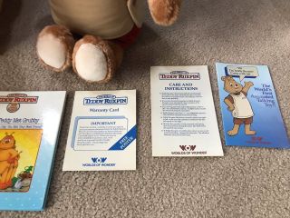 Vintage Teddy Ruxpin & Grubby w/Books & Cassettes,  Instructions 2
