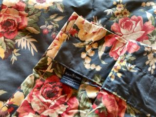 Vtg Ralph Lauren Lined Kimberly Floral Curtain Pair Bundle (4 Panels Total)